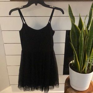 Black tile dress